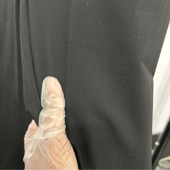 J. Crew Eaton Boy Black Wool Blend Minimalistic Straight Leg Pants Sz 0 - “Clara - Picture 7 of 16